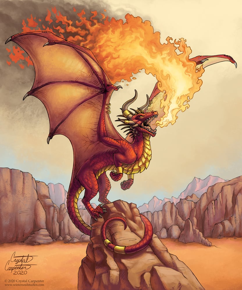 Image of King of Fire - Art Print