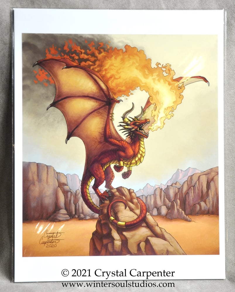 Image of King of Fire - Art Print