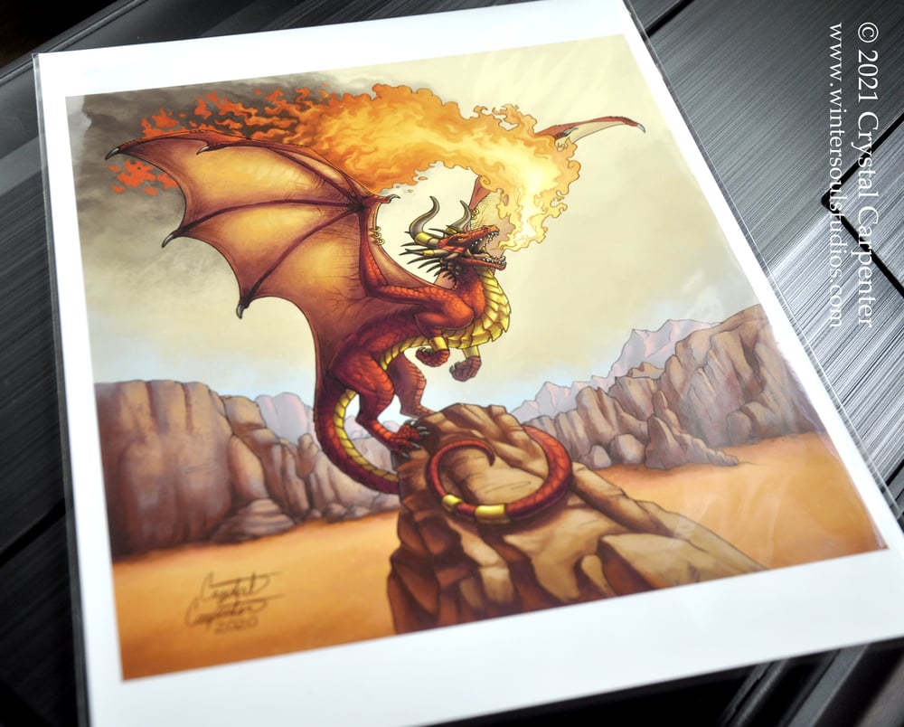Image of King of Fire - Art Print