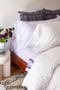 Image of White Applique Duvet