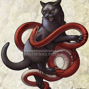 Image of Hexahemeron Cat - Art Print