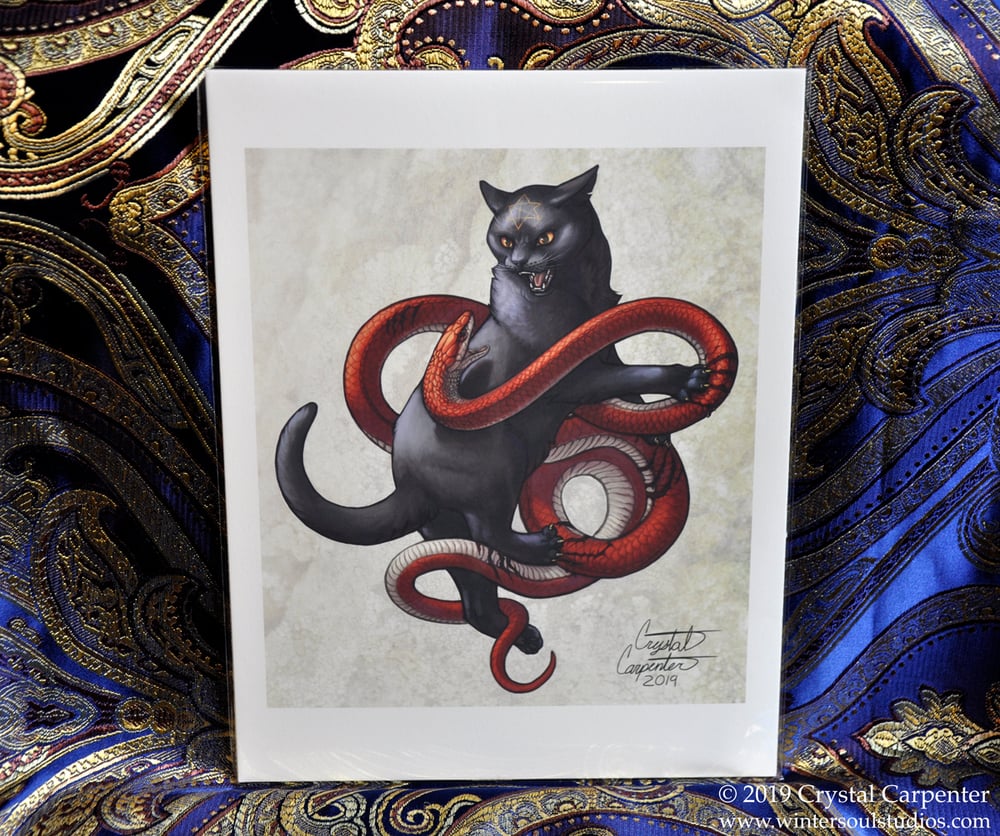 Image of Hexahemeron Cat - Art Print