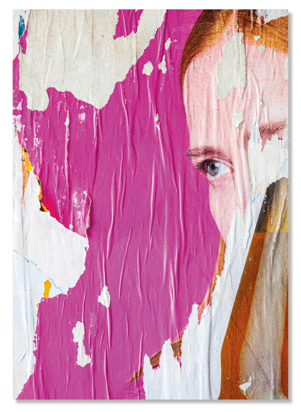 Image of pink wrinkle | postart fine art print
