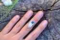 Organic Ring // Lapis lazuli and moonstone