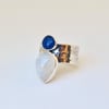 Organic Ring // Lapis lazuli and moonstone