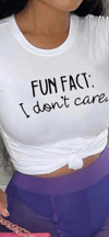 Fun Fact Tee - White