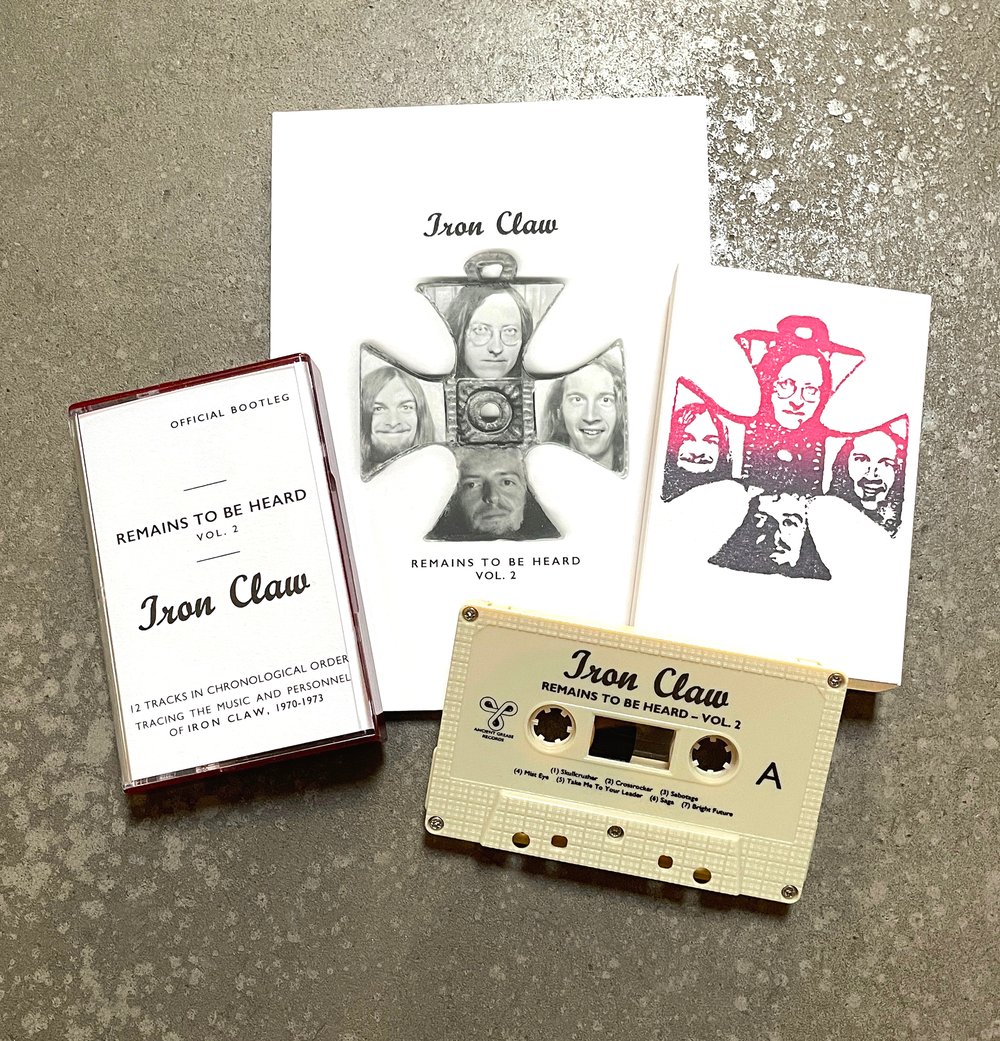 IRON CLAW - REMAINS TO BE HEARD - VOL. 2 [CASSETTE + 48 PAGE ART BOOK] •• IMPRINTED - ED. OF 95