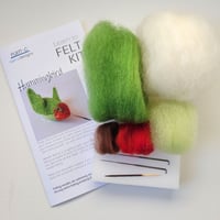 Image 3 of Hummingbird - Needle Felting Kit