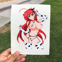 Image 3 of Cow Bikini Girls - Akeno Himejima, Rias Gremory, & Suguha (Leafa)