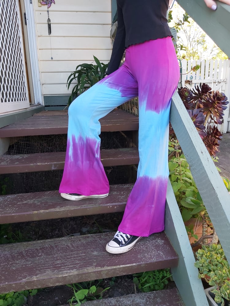 Image of Medium Blue/purple ombre KAT Pants - limited edition