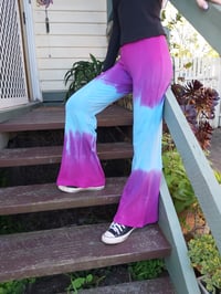 Image 1 of Medium Blue/purple ombre KAT Pants - limited edition