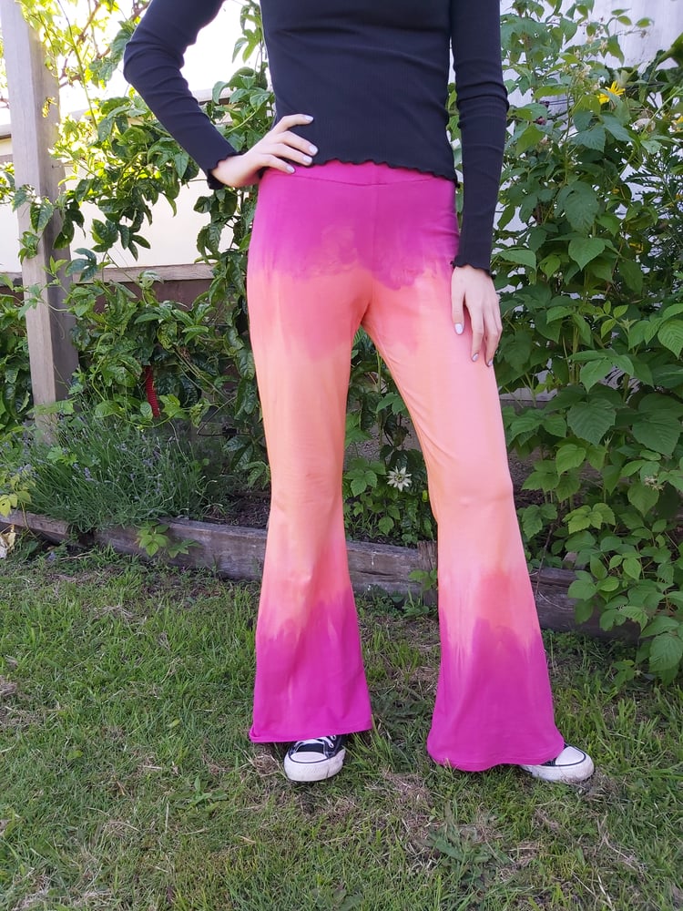 Image of Orange/pink ombre KAT Pants - limited edition