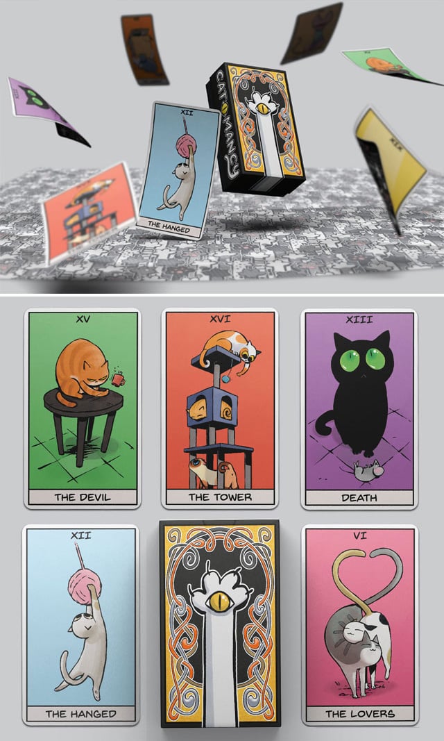 Image of CATOMANCY - the Kitten Tarot deck