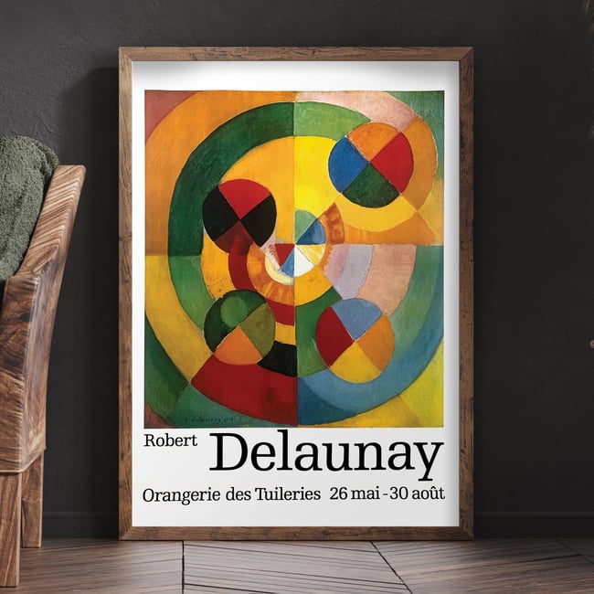 Robert Delaunay | Orangerie des Tuileries | 1976 | Exhibition Poster | Wall Art Print | Home Decor