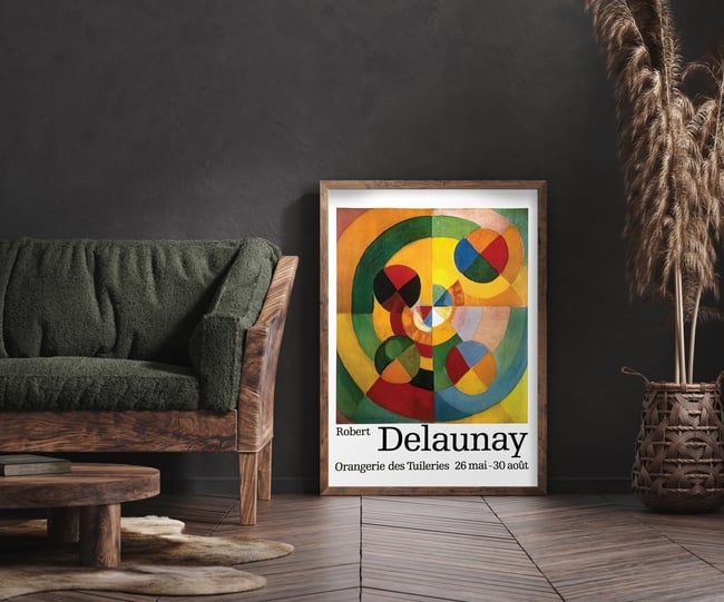 Robert Delaunay | Orangerie des Tuileries | 1976 | Exhibition Poster | Wall Art Print | Home Decor