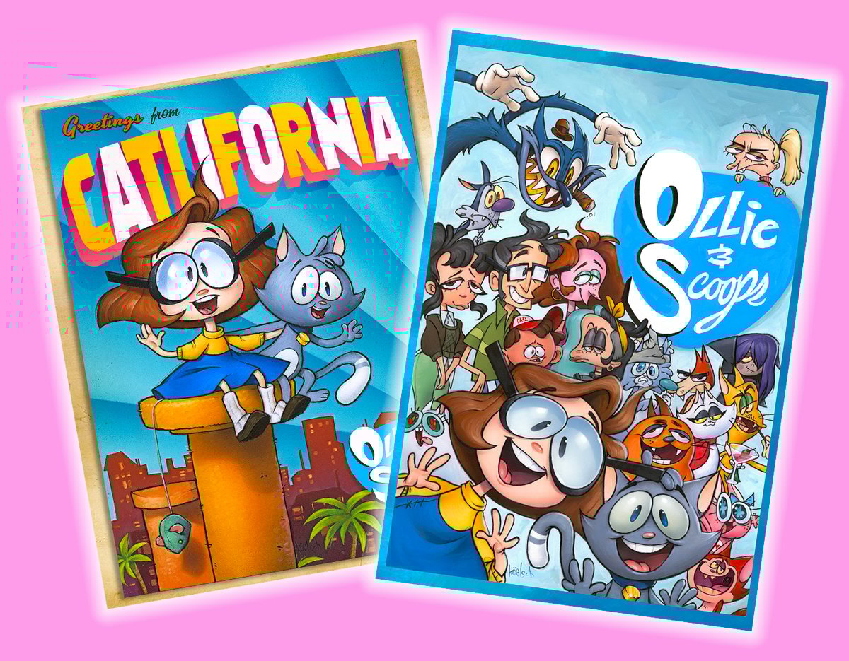 Ollie & Scoops BOTH POSTERS Ollie & Scoops