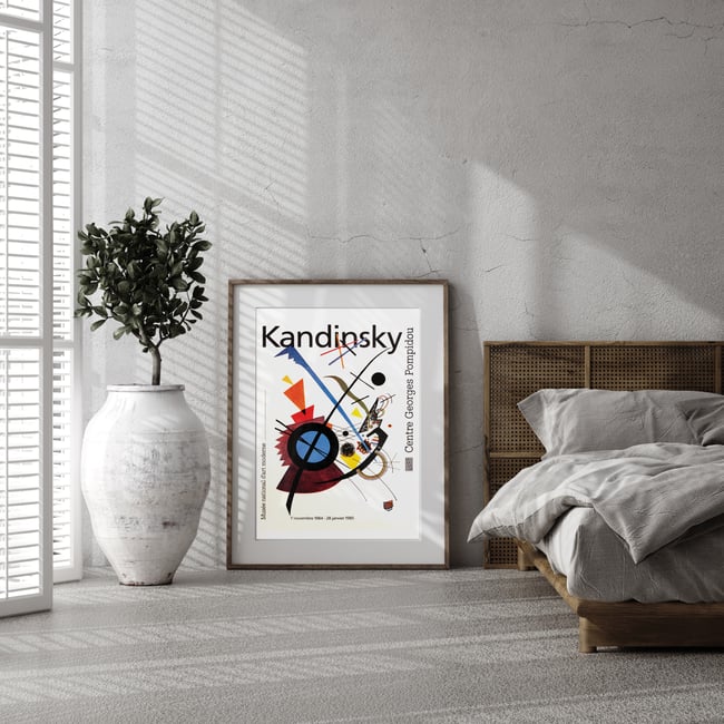 Wassily Kandinsky | Centre Georges Pompidou | 1984 | Exhibition Poster | Wall Art Print | Home Decor