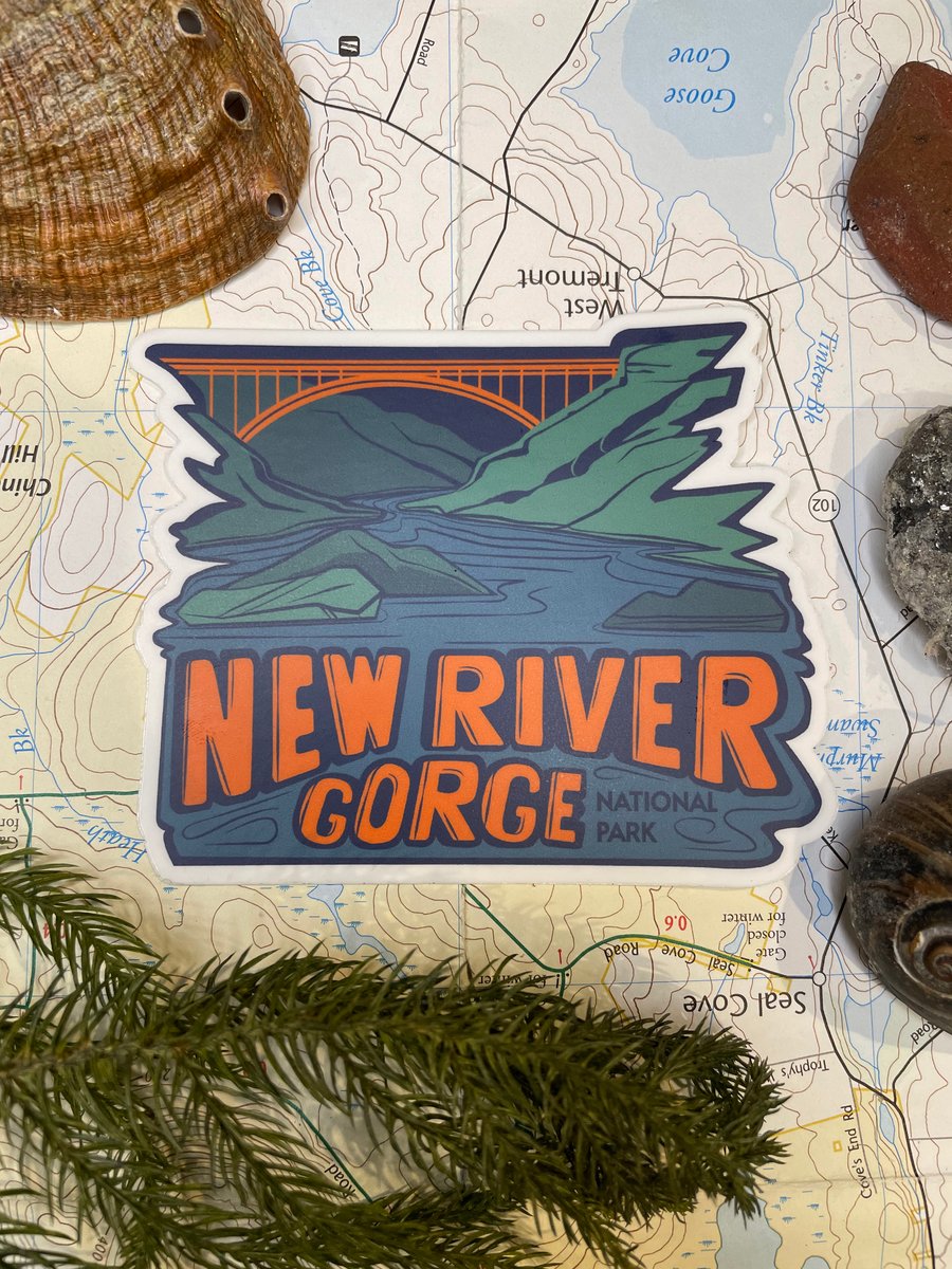 New River Gorge Sticker | Gaze at the National Parks