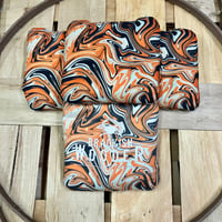 Image 1 of Psychedelic Wooders Cornhole Bag Series - Oranges