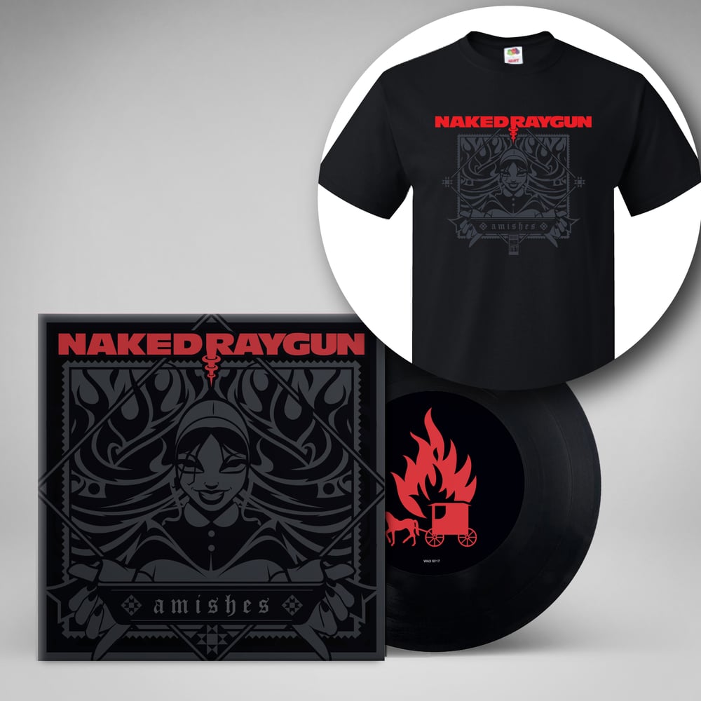 NAKED RAYGUN - Amishes 7" / With Limited Shirt -  PRE-ORDER ONLY