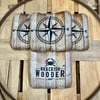 Compass Rose - Weathered Wood