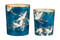 Image of Tealight holders, set * Siberian cranes * Navy