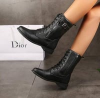 Ladies Black Leather Boots