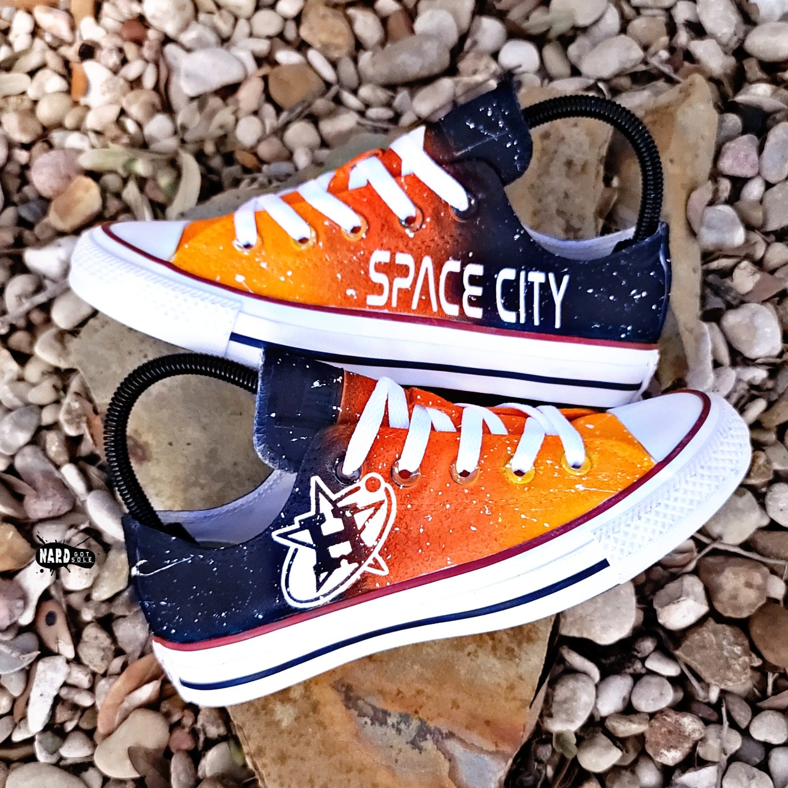 Custom Space City Converse