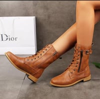 Ladies Brown Leather Boots