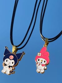 Image 1 of ⭒❃.✮:▹my melody and kuromi matching◃:✮.❃⭒