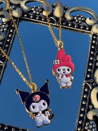 Image 3 of ⭒❃.✮:▹my melody and kuromi matching◃:✮.❃⭒