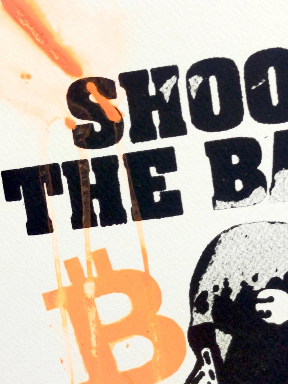 SHOOT THE BANK X BITCOIN MEETUP PARIS 2021. Signed + COA