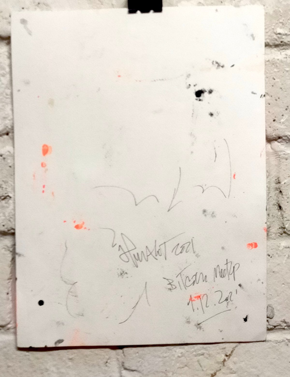 Image of SHOOT THE BANK 2 X BITCOIN MEETUP PARIS 2021. Signed + COA