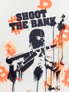 SHOOT THE BANK 3 X BITCOIN MEETUP PARIS 2021. Signed + COA