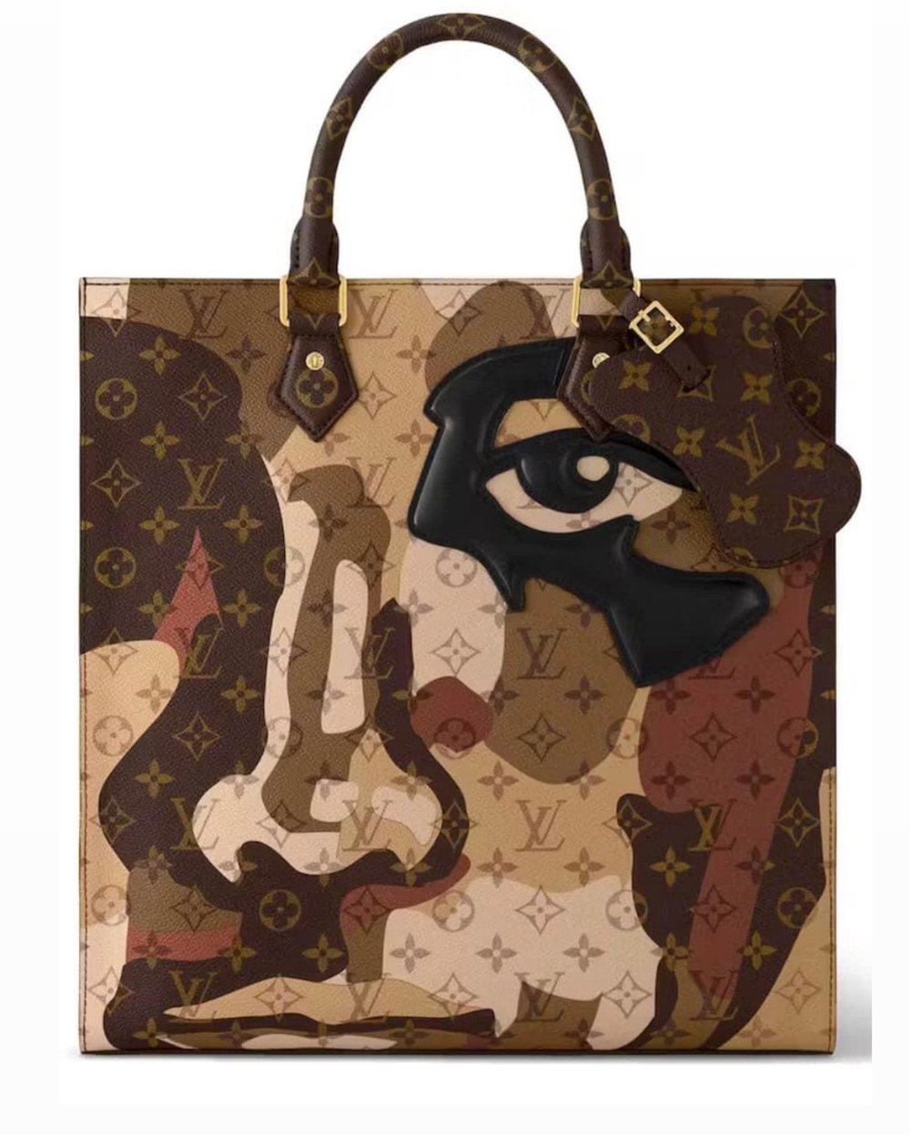 Face it She’s Hot LV Brown & Tan Tote 