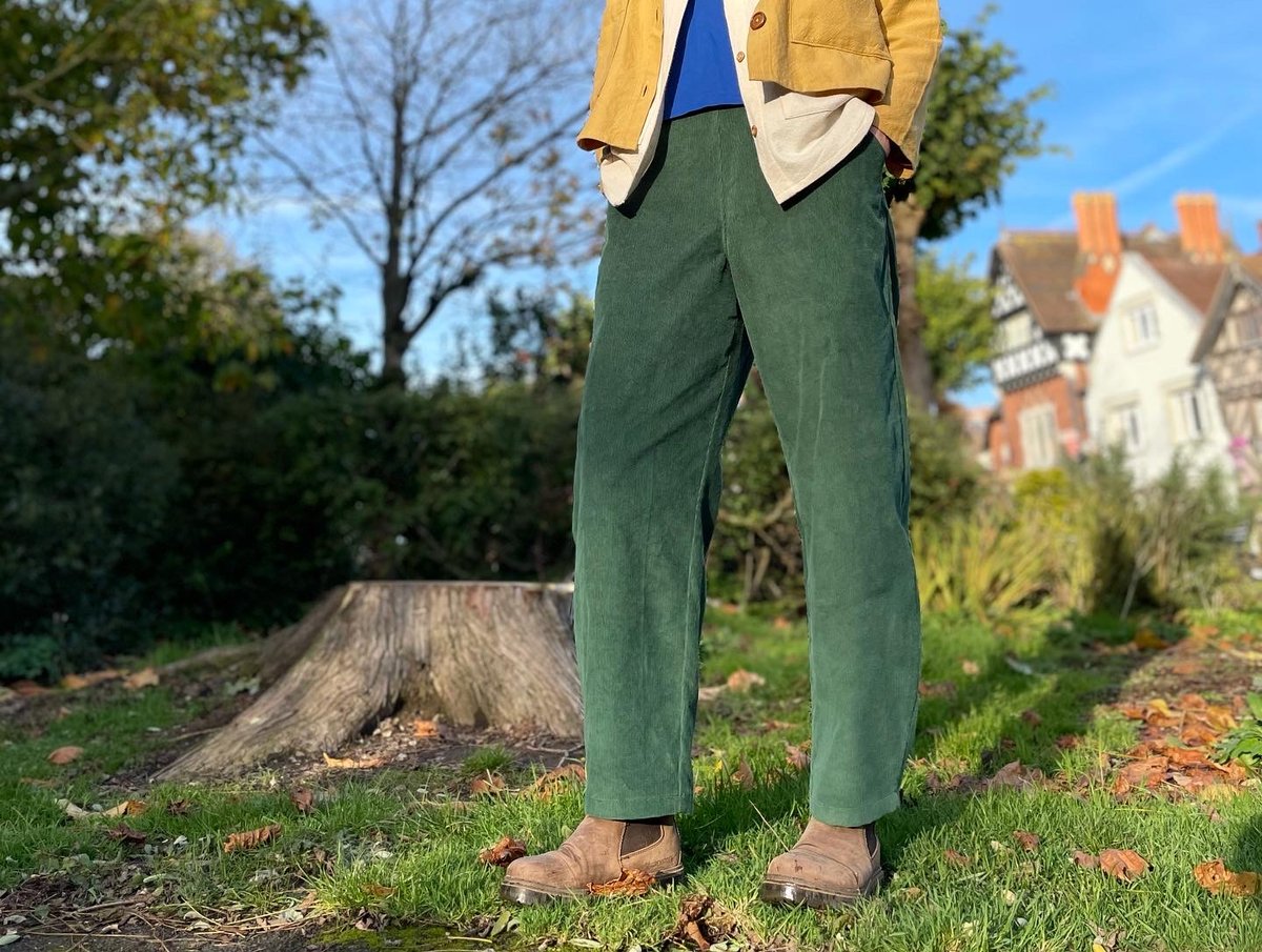 パンツ MAATEE&SONS 25AW CORDUROY PAINTER The Artist Trouser ~ organic forest corduroy | SOFO studio