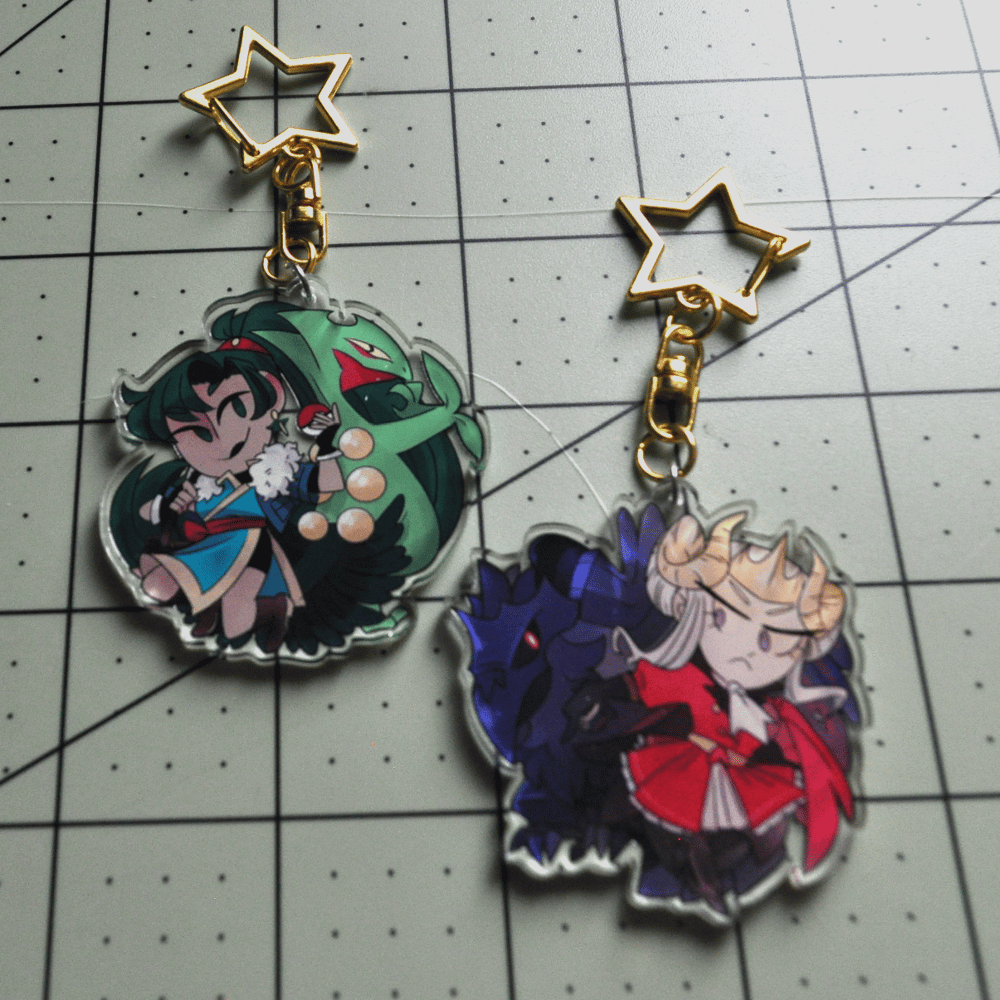 Image of FE x Pkmn: Double Sided Acrylic Charms