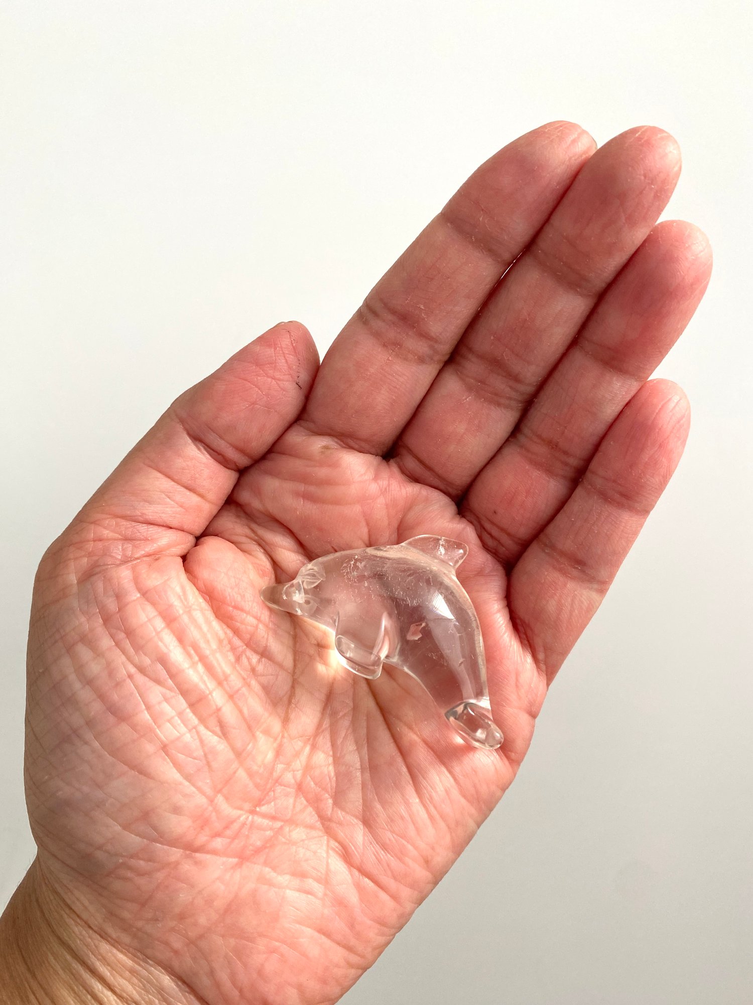 Image of Clear Quartz Dolphin