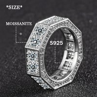 Image 2 of Moissanite Screw Ring