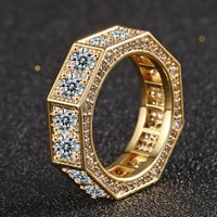 Image 1 of Moissanite Screw Ring