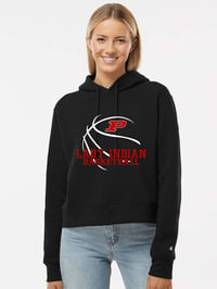 LADY INDIAN CROPPED HOODIE