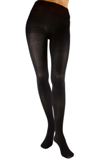 Image 1 of Microfiber Tights Black, Gray, or Ivory