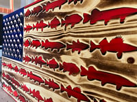 Image 3 of American Flag - Freshwater Fisherman