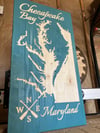 Chesapeake Bay Carving - Teal