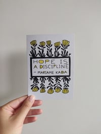 Image 1 of Hope is a Discipline Greeting Card