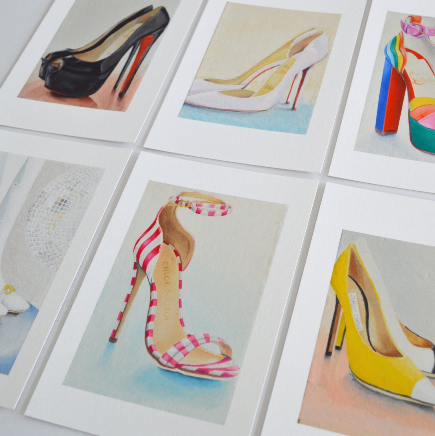 Image of 'Six Shoes' Limited Edition Print Box Set