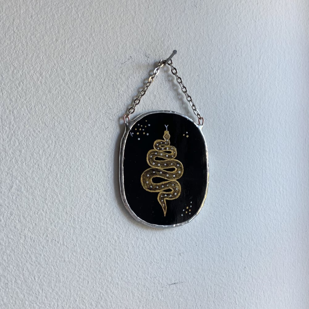 Image of Gold Snake Cameo