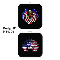 Image 3 of USA Flag - Eagle - Black