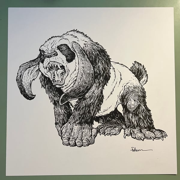 Image of Lop-eared Pandrilla Original Art