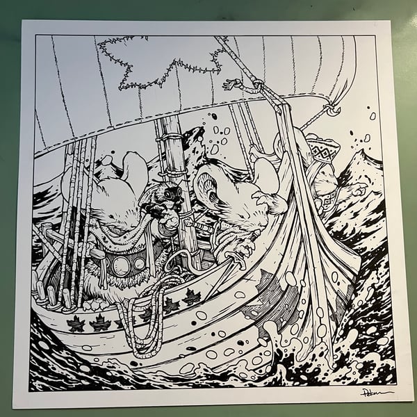 Image of April Calendar Original Inks